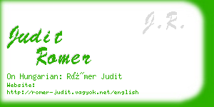 judit romer business card